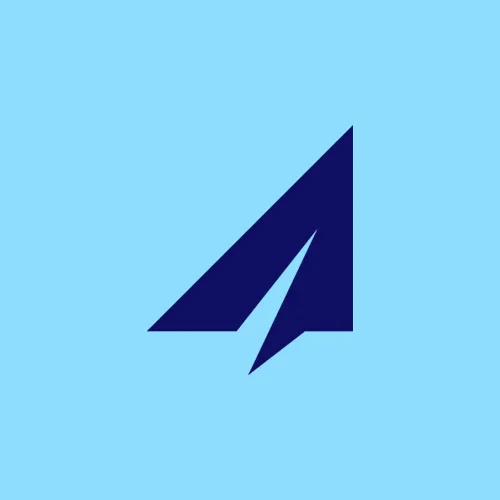 Blue Elevate Square Icon